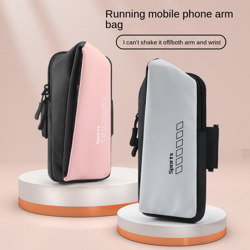 Running Arm Bag for Men and Women Outdoor Sports Arm Cover Fitness Equipment Universal Mobile Phone Cover Wrist Bag Sweatproof