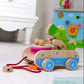 Baby Early Education: Drumming, Wooden Toy Car, Pull Rope, Hand Pulled Car, Baby Yearly Tractor, Puzzle and Step Learning