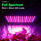 2 stücke 1000W Full Spectrum Indoor LED Wachsen Lampe Für Pflanzen Wachsen Licht Zelt Fitolampy Phyto UV IR Rot blau 225 Led Blume Pflanzen