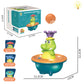 New Water Spray Crocodile Toy Baby Shower Bathroom Toy Baby Shower with Light Rotating Sprinkler