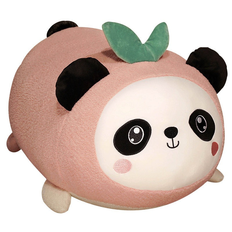 New National Treasure Giant Panda Stuffed toy Toy Top grade Peach Little Panda Doll Sleeping Pillow
