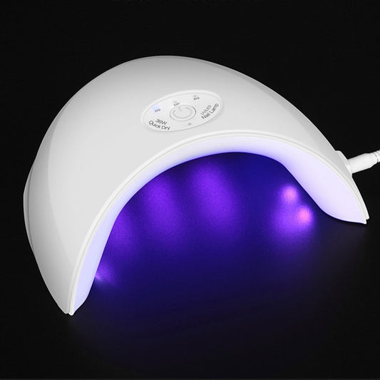 36W UV Lamp 12pcs LED Nail Dryer Micro USB Gel Varnish Curing machine With Timer button Sensor Nail Art Tools