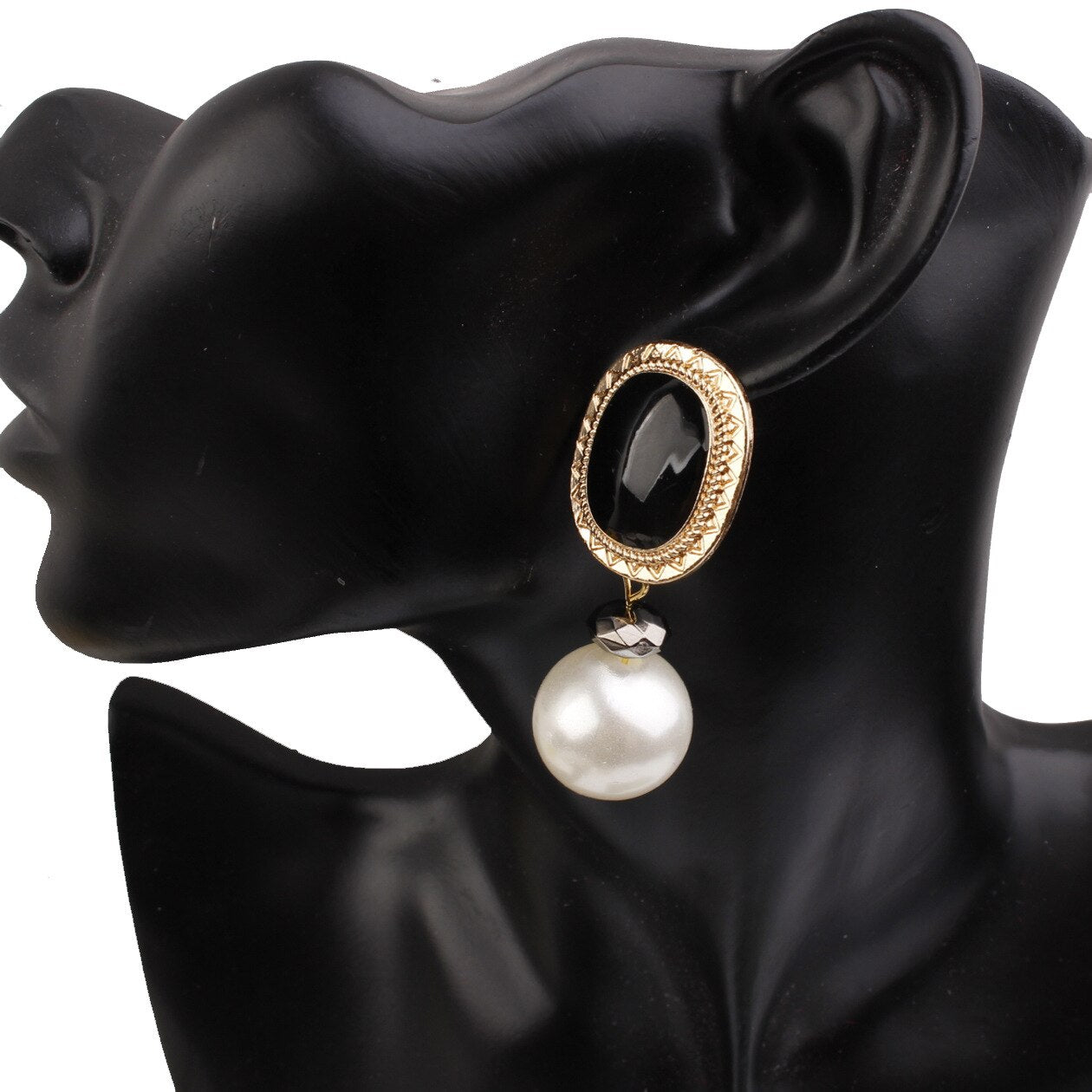 Pearl Metal Earrings rings Boho