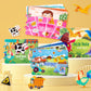 Children's early education quiet sticker book busybook baby common sense cognitive card sticker book educational toy