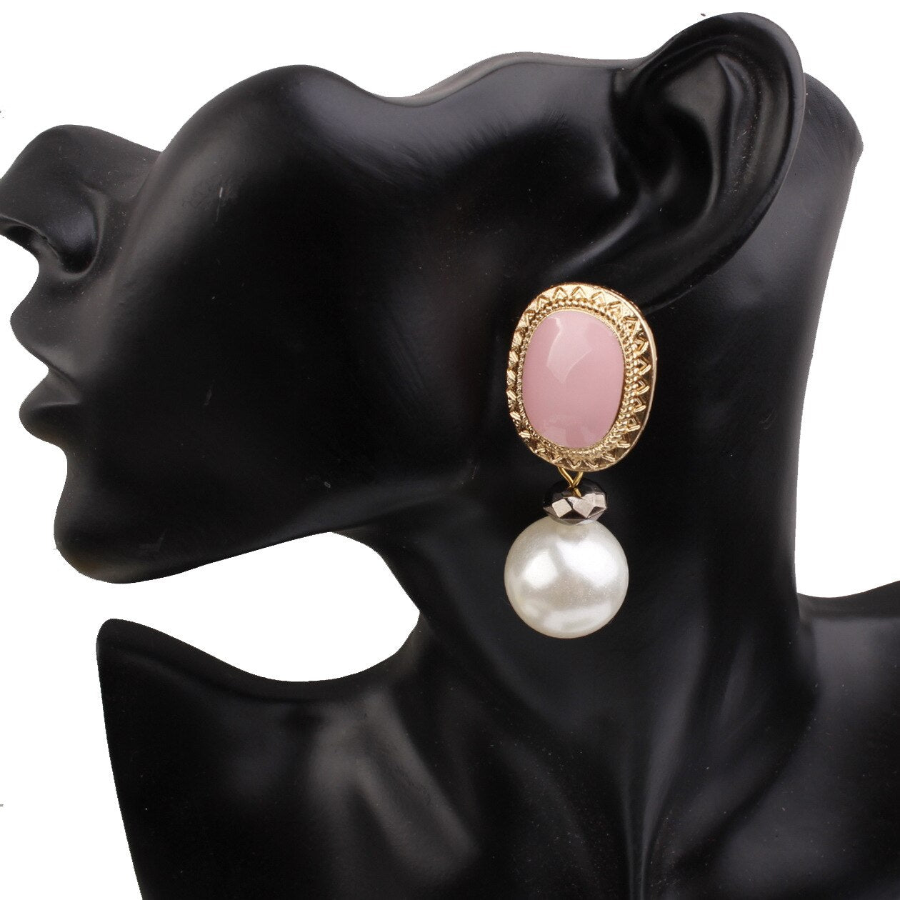 Pearl Metal Earrings rings Boho