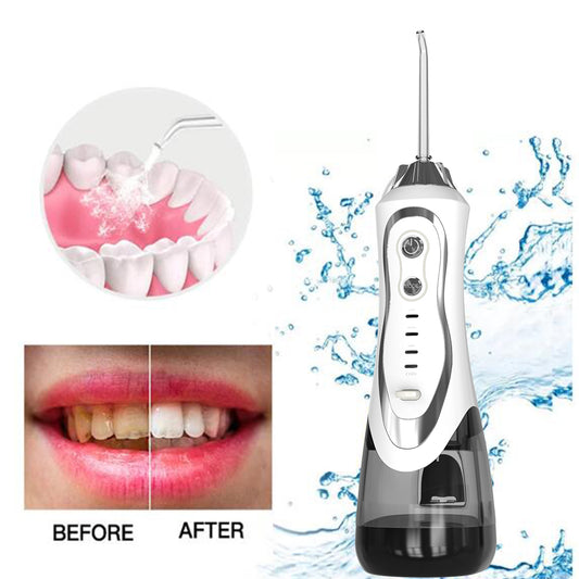 Dental Scrubber Portable High-Frequency Pulse Oral Irrigator Household Hand-Held Electric Water Flosser
