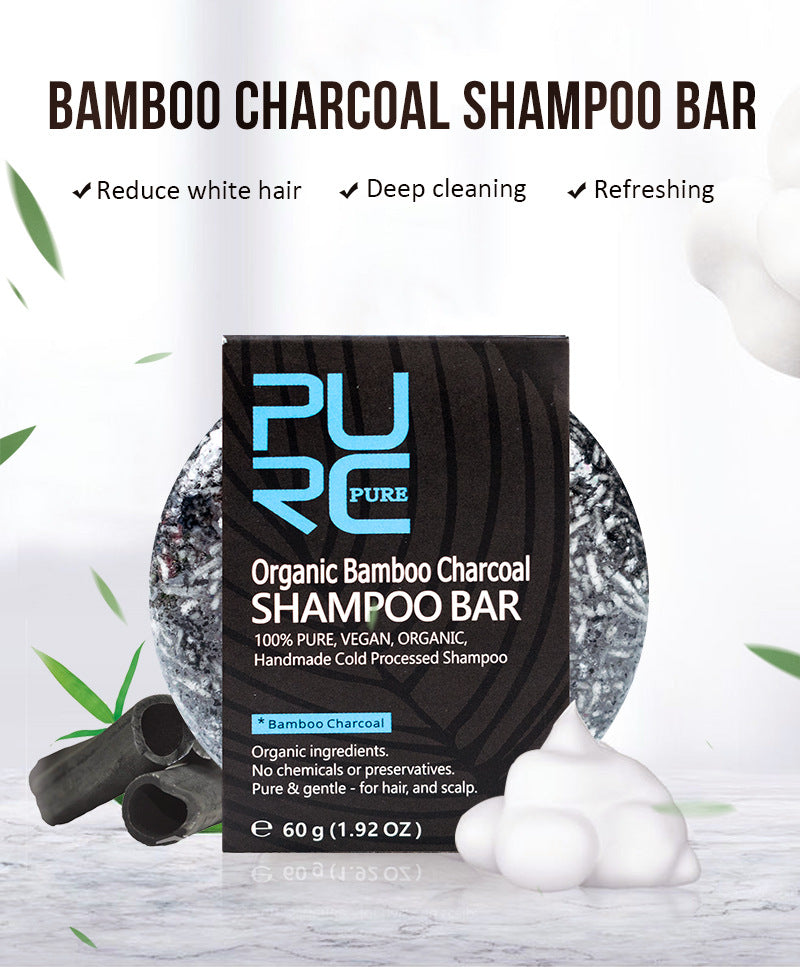 Soap Shampoo Soap Rich Nourishing Refreshing And Glossy Bamboo Charcoal Shampoo Soap